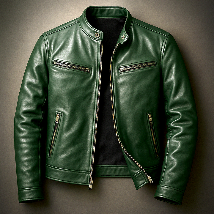 Casaco de Pele Vintage para Homem – Estilo Intemporal, Artesanato Premium e Conforto Durante Todo o Dia