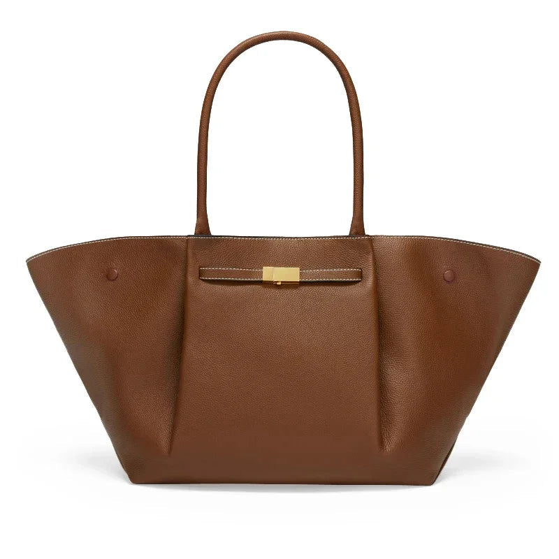 Mala Tote Oversized para Mulher, Mala Estruturada de Ombro e Transporte