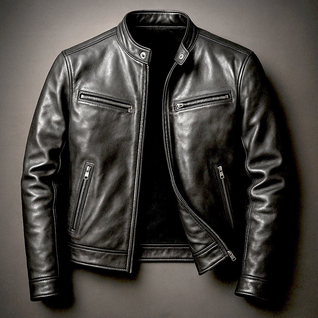 Casaco de Pele Vintage para Homem – Estilo Intemporal, Artesanato Premium e Conforto Durante Todo o Dia