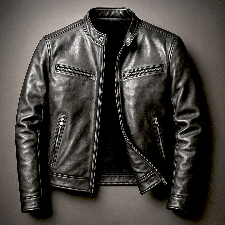 Casaco de Pele Vintage para Homem – Estilo Intemporal, Artesanato Premium e Conforto Durante Todo o Dia
