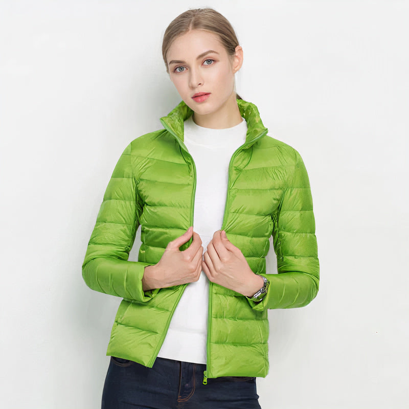 Ilse | Chaqueta Acolchada Ligera con Cuello Alto