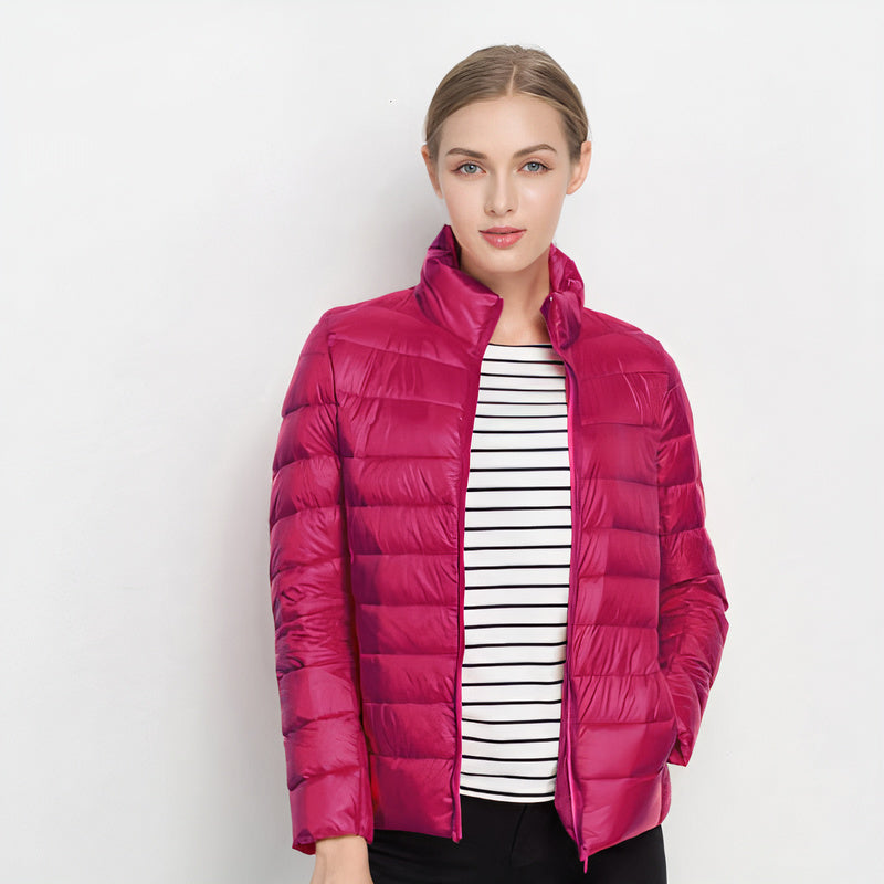 Ilse | Chaqueta Acolchada Ligera con Cuello Alto