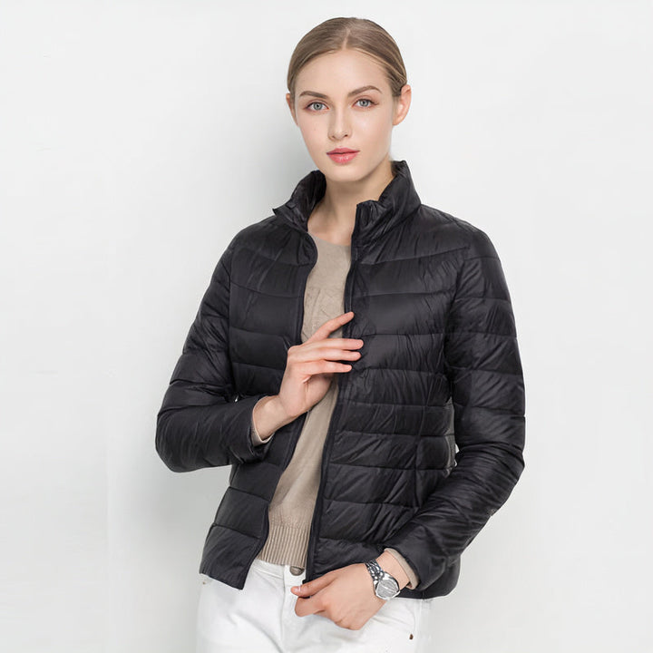 Ilse | Chaqueta Acolchada Ligera con Cuello Alto