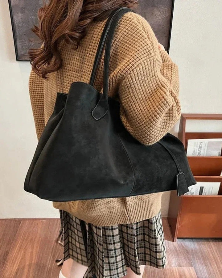 Mala tote feminina estruturada para uso diário, espaçosa para ombro
