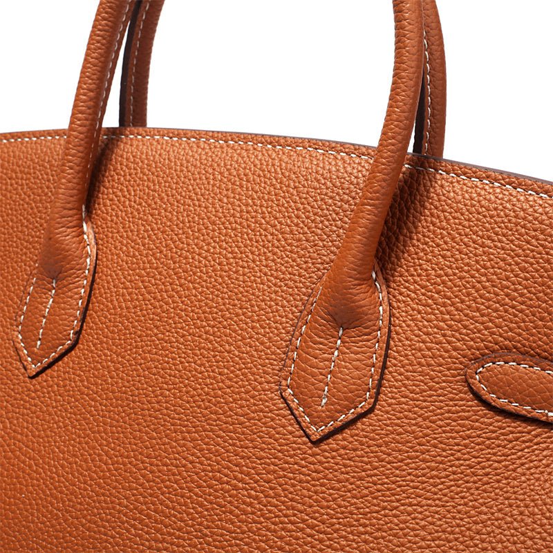 Mala de Mão de Pele Genuína de Luxo para Mulher Feita em Itália Elegante e Funcional para Uso Diário