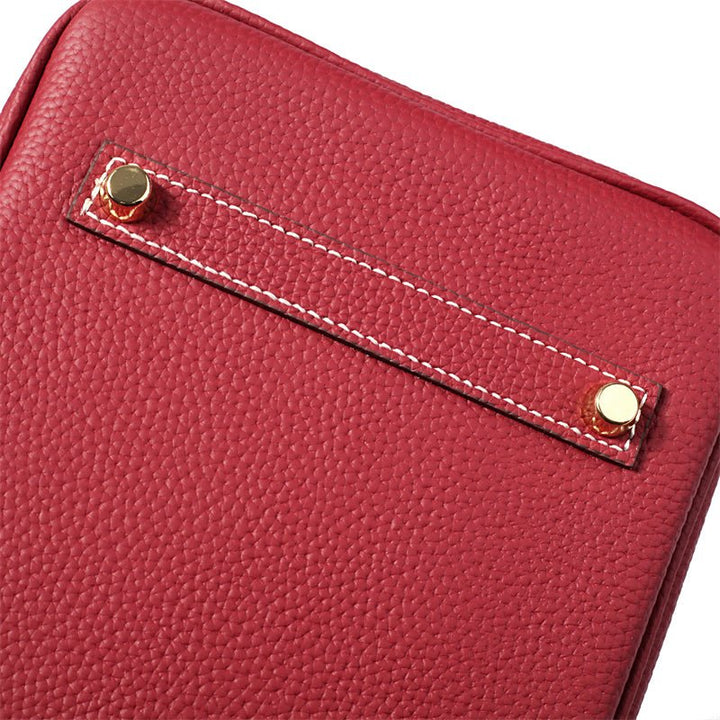 Mala de Mão de Pele Genuína de Luxo para Mulher Feita em Itália Elegante e Funcional para Uso Diário