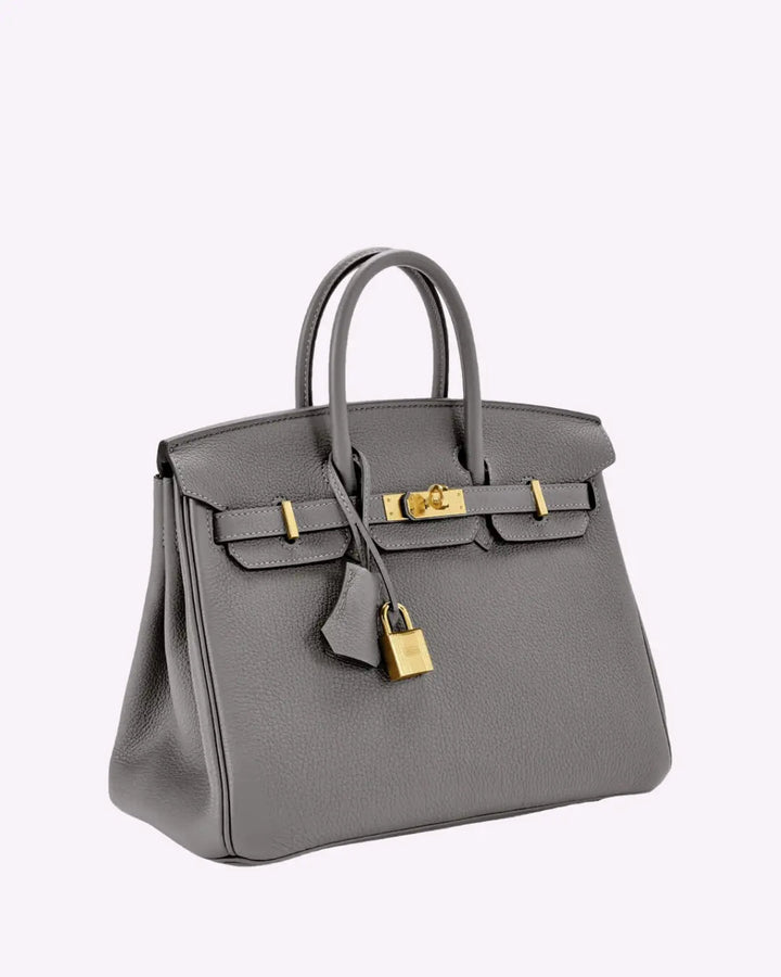 Mala de Mão de Pele Genuína de Luxo para Mulher Feita em Itália Elegante e Funcional para Uso Diário