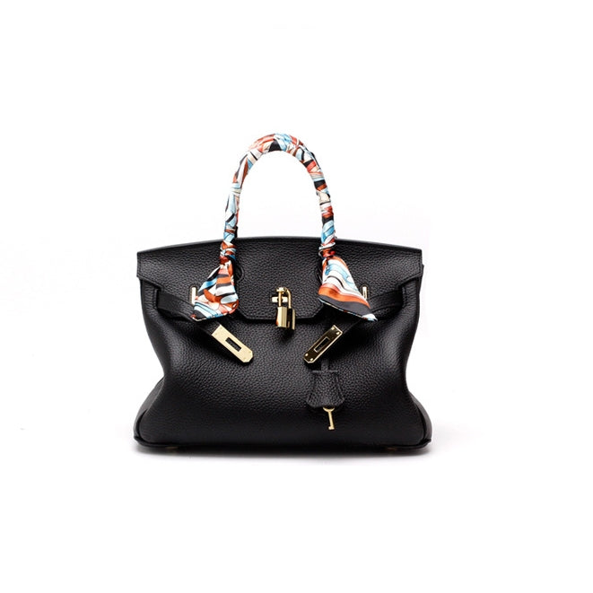 Mala de Mão de Pele Genuína de Luxo para Mulher Feita em Itália Elegante e Funcional para Uso Diário