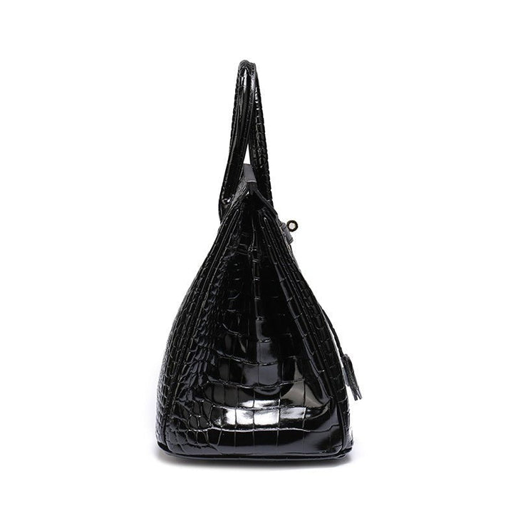 Mala de Mão de Pele Genuína de Luxo para Mulher Feita em Itália Elegante e Funcional para Uso Diário