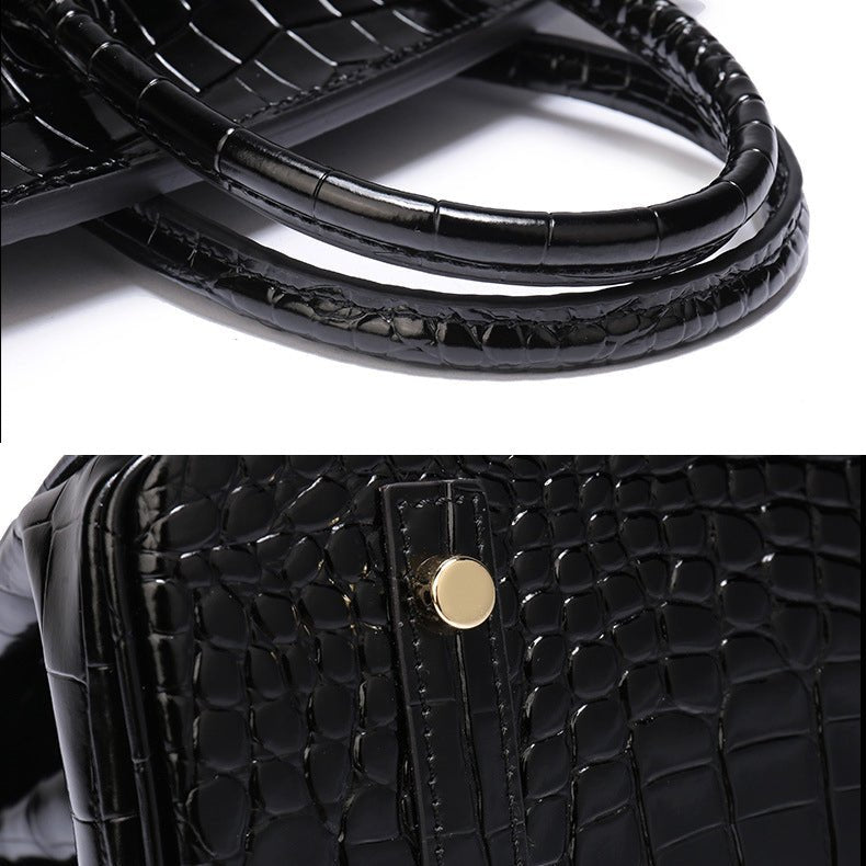 Mala de Mão de Pele Genuína de Luxo para Mulher Feita em Itália Elegante e Funcional para Uso Diário