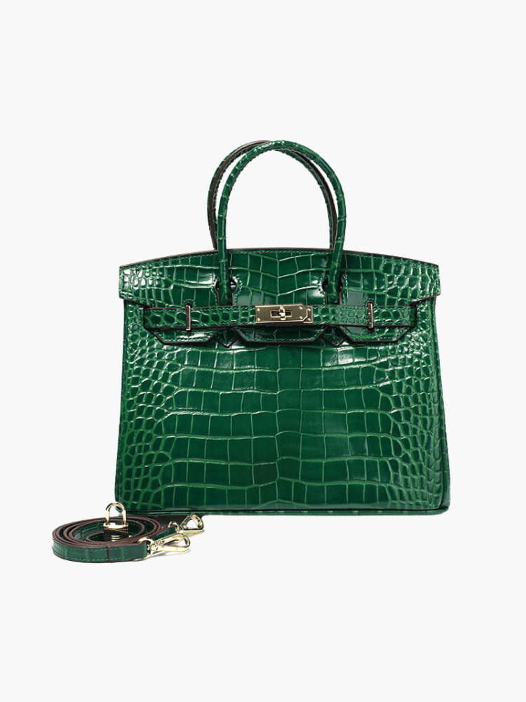 Mala de Mão de Pele Genuína de Luxo para Mulher Feita em Itália Elegante e Funcional para Uso Diário